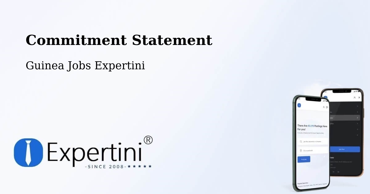 Corporate Commitment – Nzerekore Prefecture - Guinea Jobs Expertini